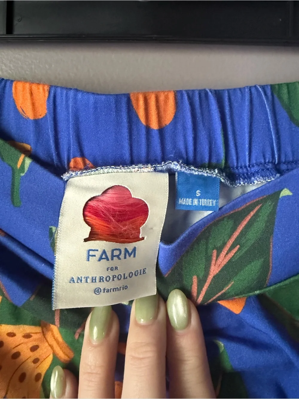 Anthropologie bright blue